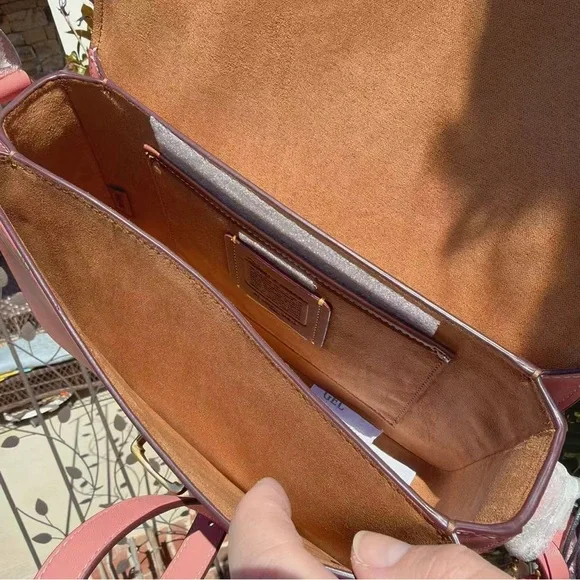 NWT Disney X Coach Studio Shoulder Bag With Mickey Mouse And Flowers CH413 - Picture 12 of 15